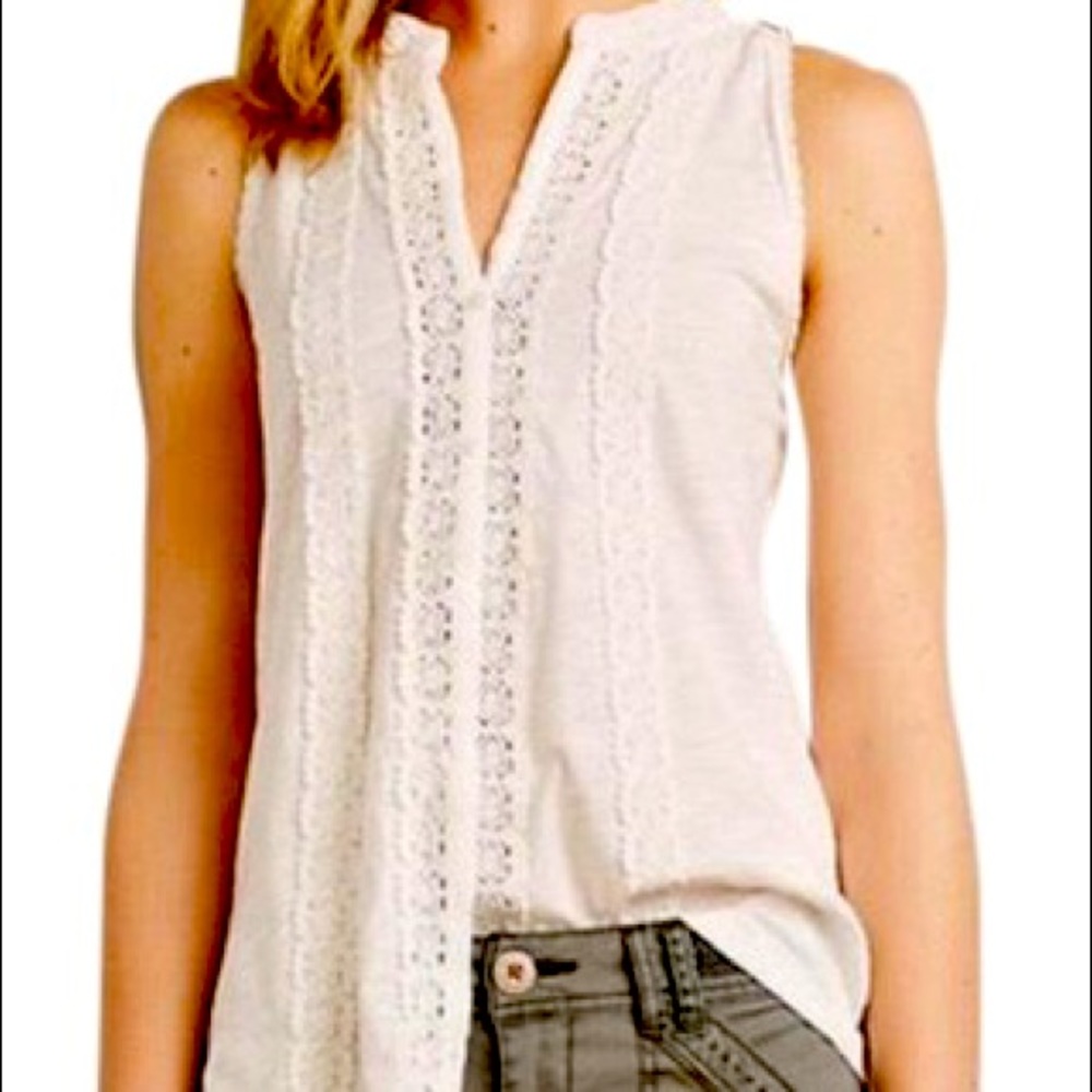 EUC Anthropologie Meadow Rue Pink Top XS